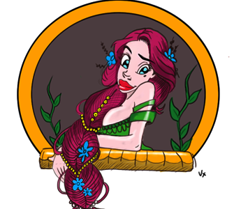 Rapunzel Sketch character design digital girl illustration sketch