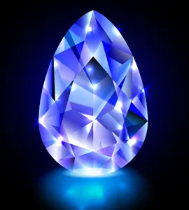 Star of Africa art blue crowns diamond gift hard illustration jewelry light mine strength symbol transparent valuable vector white