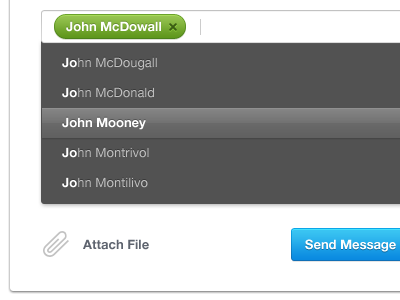Compose a Message design popups ui ux web
