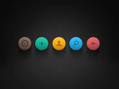 UI Buttons app buttons icons interface texture ui web