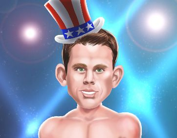 Channing Tatum as Magic Mike 4th of july channing tatum magic mike tim paul illustrations