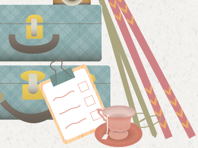 Packing and Planning for Travel illustration