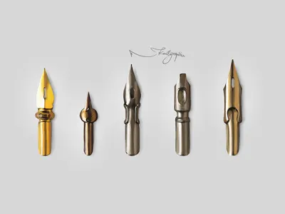 Calligraphy Icons calligraphy digital font icon pen photoshop schrift sketch typo typography