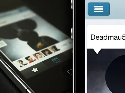 iPhone Event App app app design blue design event ios iphone ui ux