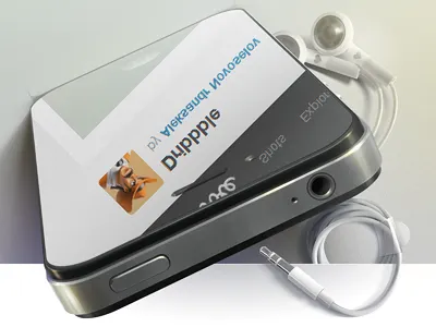 Dribbble dribbble headphones illustration iphone mirror