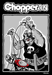 Chopper On Magazine cover magazine motorcycle of