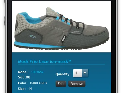 Teva Mobile - Cart Page mobile