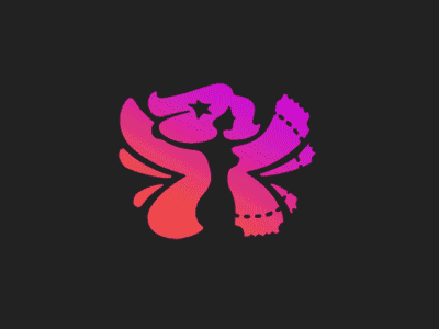 The Ticket Fairy Logo bitencourt colors fairy gif logo magic process star ticket wandy wings woman
