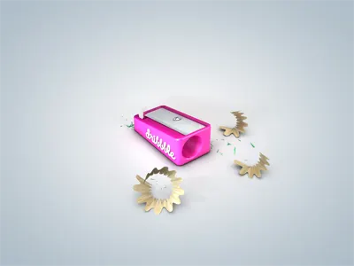 Sharpener 3d bored cinema4d dribbble sharpener waiting