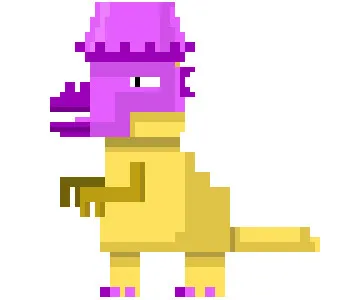 Daily Dinosaur - Pachycephalosaurus 8 bit daily dinosaur digital dinosaur juan carlos solon kickpixel pachycephalosaurus photoshop pixel pixel art