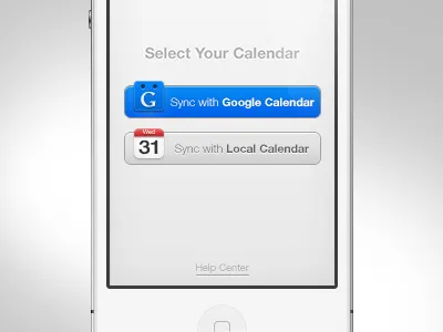 Calendars dialog app application calendars dialog google iphone local readdle screen sync