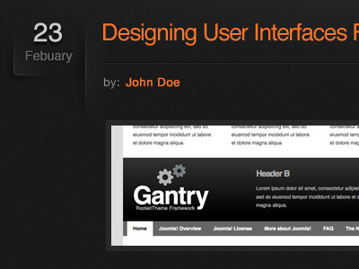 Gantry Framework Blog