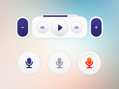 audio controls abu dhabi audio controls display dubai emirates flat design freebie freelance designer hover iphone phone play record retina uae ui user experience user interface ux