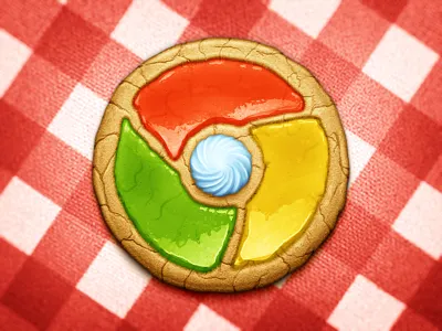 Browser Cookie chrome cookie cream frosting google icing meringue sugar want to eat it so much