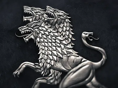 Logo Design - The Cerberus Project 3d animal artists best branding design designers detailed developers graphic graphic design graphics illustration illustrators lion logo logo designers metal realistic