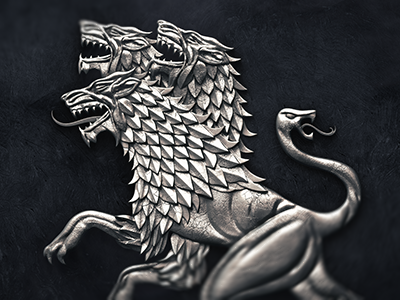 Logo Design - The Cerberus Project 3d animal artists best branding design designers detailed developers graphic graphic design graphics illustration illustrators lion logo logo designers metal realistic