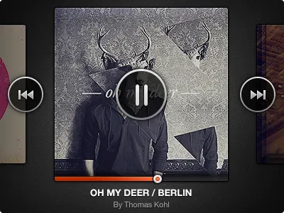 DesignersMX iPhone Music Player app designmx interaction ios iphone music player tune