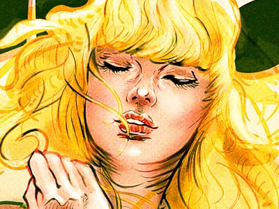 Meh Girl (Study of girl 7) colored cute girl illustration inking line art