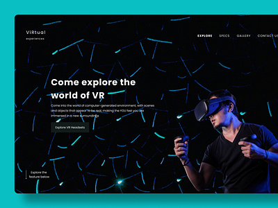 Daily UI :: 073 - Virtual Reality app branding daily ui daily ui 073 daily ui 73 dailyui dailyui 073 dailyui 73 dailyui073 dailyui73 design minimal reality ui ux virtual virtual reality vr web