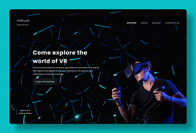 Daily UI :: 073 - Virtual Reality app branding daily ui daily ui 073 daily ui 73 dailyui dailyui 073 dailyui 73 dailyui073 dailyui73 design minimal reality ui ux virtual virtual reality vr web