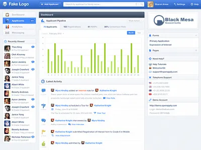 Dashboard attachment clean dashboard graph half life icons interface message statistics students ui ux