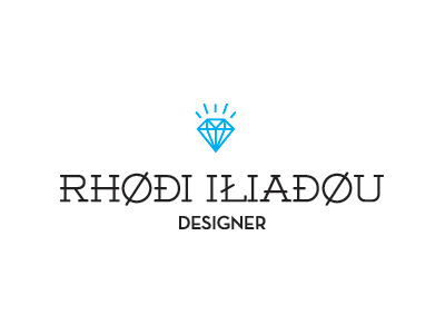 Another shot at my logo cmyk diamond identity logo personal