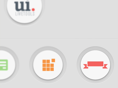 LiveTools Splash Page applications apps buttons clean css design development icons live online page simple splash tools web