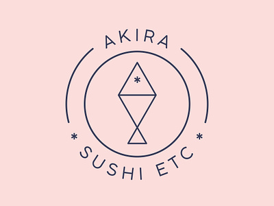 Akira Sushi branding cousine dinner fish logo modern plate restaurant restaurant logo sushi turkey