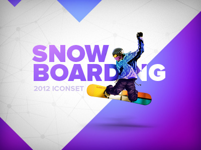 SNOWBOARDING / icon board design icon set icons numicor snow snowboard sport