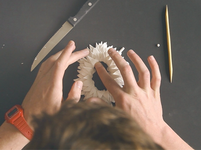 A bush 3d art clay figure illustration makingof sculpture texture