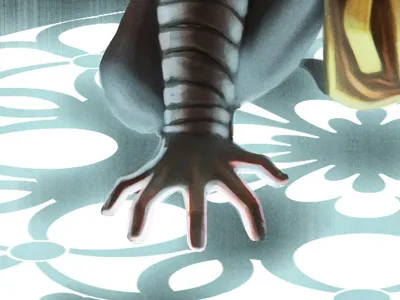 Monk fantasy games illustration photoshop