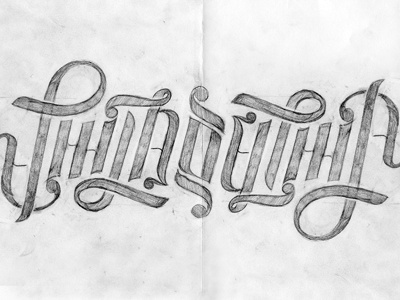 Philadelphia Ambigram ambigram lettering philadelphia type