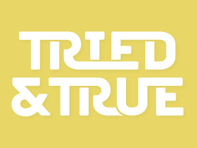 Tried & True ligature logo