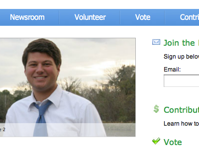 City Commission Election election gainesville homepage political webdesign website