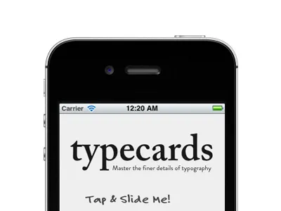 Landing on Small Screen app brandon grotesque caslon iphone landing project small screen type typography