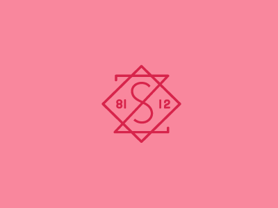 ZS Monogram Set geometric logo logomark logos marque monogram monograms zs