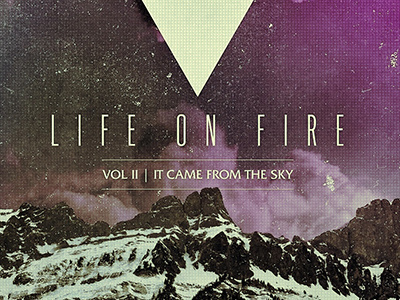 Lifeonfire condensed mountains retro texture