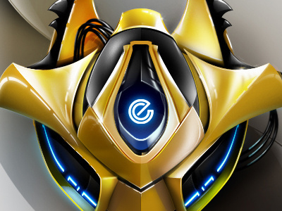 Encide 3d battle battle bay bay blue effects encide interface photoshop shine yellow