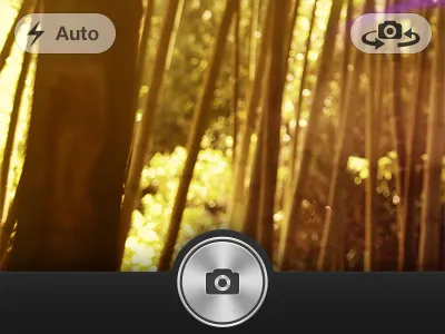 Hell Yeah camera interface ios iphone photo ui ux