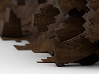 Imagine 001 3d c4d wood