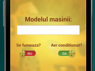 Android App UI android app car interface smartphone ui ui design