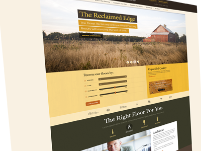 Homepage Layout art direction comp mockup creative direction homepage minimal texture