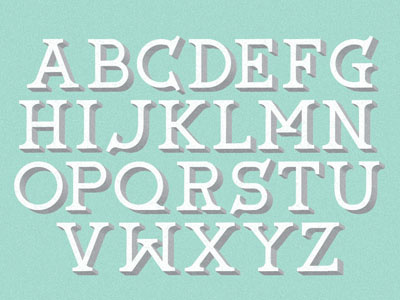 Old Timey design type typography