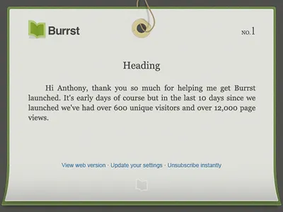 Newsletter email design email newsletter