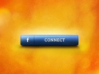 Facebook Connect art direction button connect design facebook ui