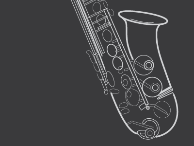 Sax client concept fun illustration music