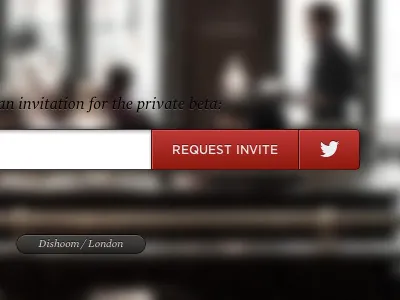 Urban Paddle app background button clean css3 html5 icon invitation pixel red responsive ui web