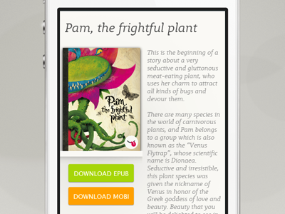UI eBook download byeink iphone responsive