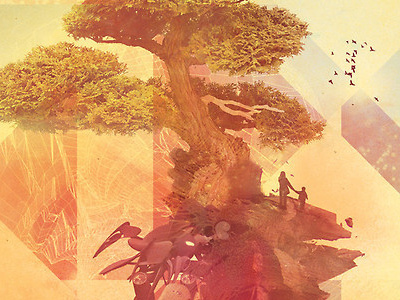 Bocuma 01 abstract art bocuma design landscape retro