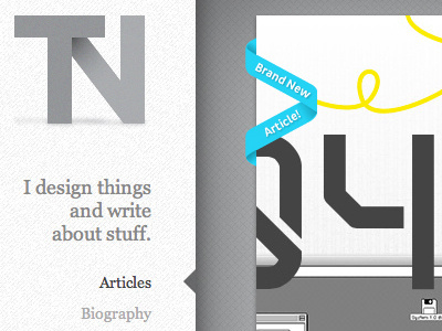 New Personal Homepage blog branding excite! georgia homepage personal ui webdesign